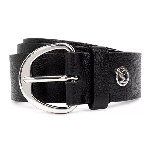 MICHAEL Michael Kors Accessories - MICHAEL Michael Kors Black Genuine Leather Belt Size M